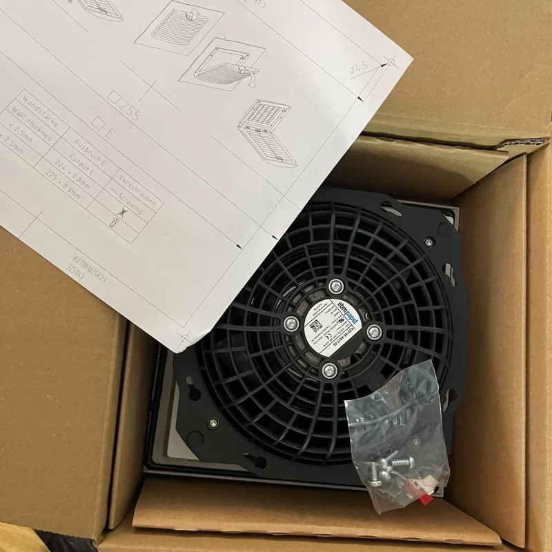 ebmpapst K2E200-AH20-05 Rittal exclusively 200MM 230V 70W Axial cooling fan ebmpapst K2E200-AH20-05 Rittal exclusively 200MM 230V 70W Axial cooling fan