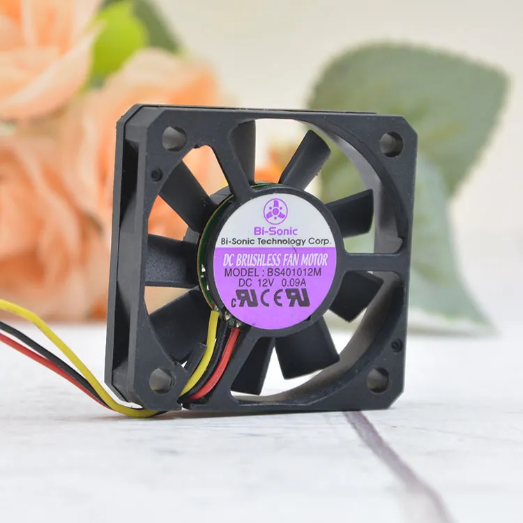 Bi-Sonic BS401012M DC12V 0.09A 3pin cooling fan Bi-Sonic BS401012M DC12V 0.09A 3pin cooling fan