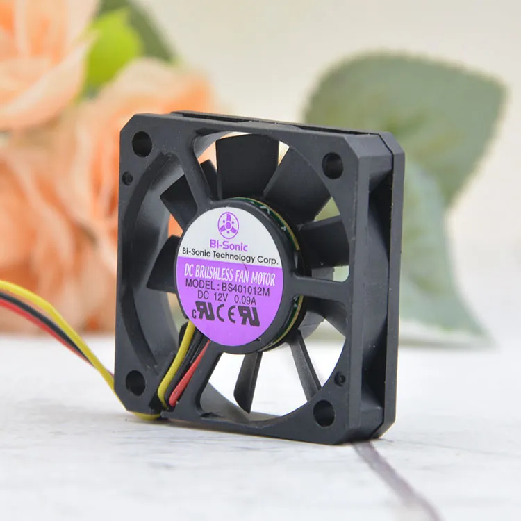 Bi-Sonic BS401012M DC12V 0.09A 3pin cooling fan Bi-Sonic BS401012M DC12V 0.09A 3pin cooling fan