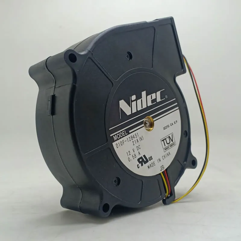 Nidec D10F-12B4S1 DC 12V 0.58A 3-Lines projector cooling fan Nidec D10F-12B4S1 DC 12V 0.58A 3-Lines projector cooling fan