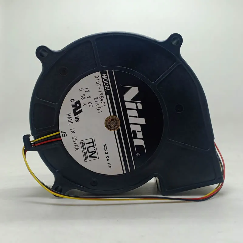 Nidec D10F-12B4S1 DC 12V 0.58A 3-Lines projector cooling fan Nidec D10F-12B4S1 DC 12V 0.58A 3-Lines projector cooling fan
