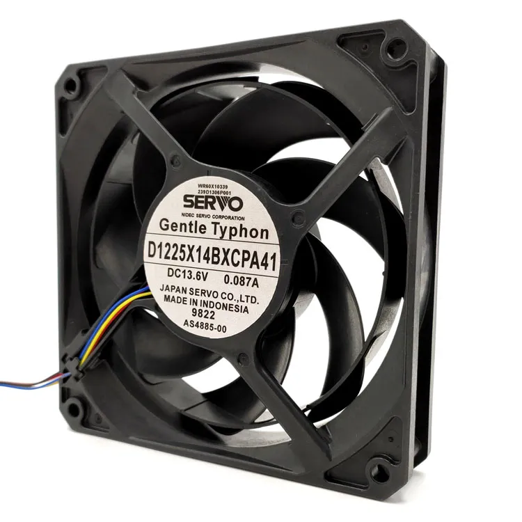 SERVO D1225X14BXCPA41 DC13.6V 0.087A 12CM Ultra-quiet cooling fan SERVO D1225X14BXCPA41 DC13.6V 0.087A 12CM Ultra-quiet cooling fan