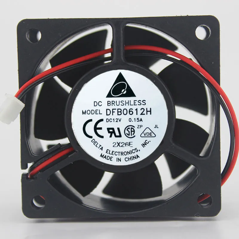 Delta DFB0612H DC12V 0.15A 2-wires cooling fan Delta DFB0612H DC12V 0.15A 2-wires cooling fan