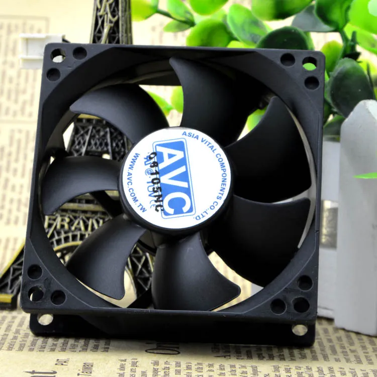 AVC DS08025T12UP033 DC12V 0.7A 4-Wires Axial Cooling Fan AVC DS08025T12UP033 DC12V 0.7A 4-Wires Axial Cooling Fan