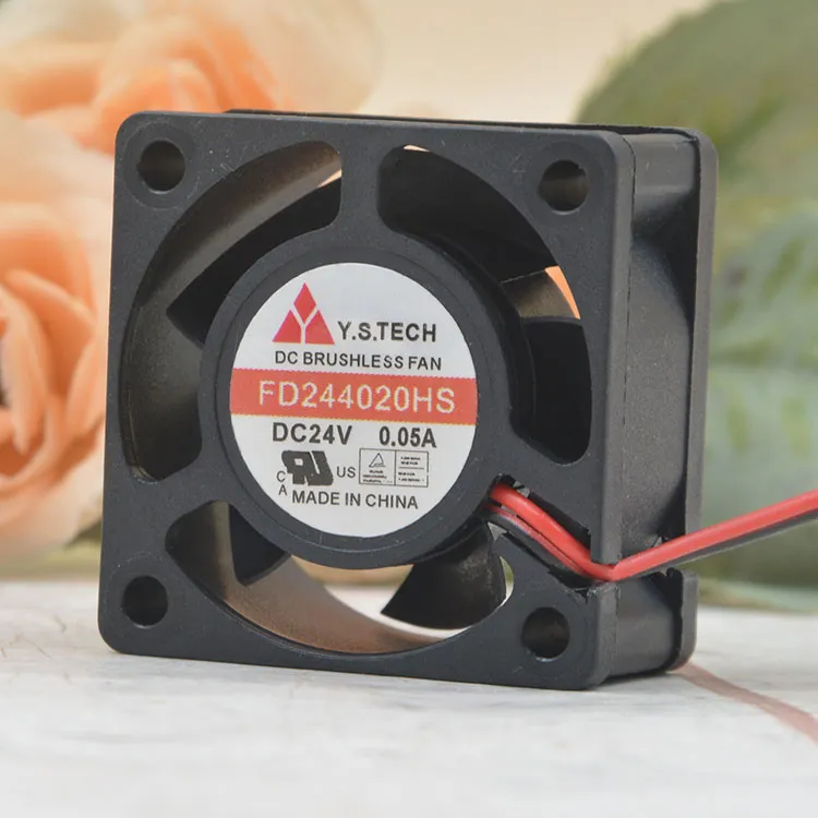 Y.S.TECH FD244020HS DC24V 0.05A printer cooling fan Y.S.TECH FD244020HS DC24V 0.05A printer cooling fan