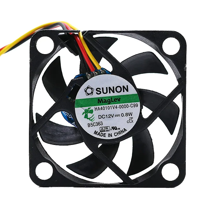 SUNON HA40101V4-0000-C99 DC12V 0.8W 4CM 3pin cooling fan SUNON HA40101V4-0000-C99 DC12V 0.8W 4CM 3pin cooling fan