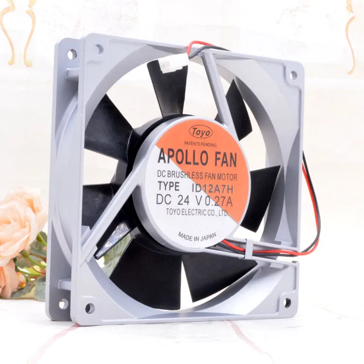 APOLLO FAN ID12A7H DC24V 0.27A 12cm cooling fan APOLLO FAN ID12A7H DC24V 0.27A 12cm cooling fan