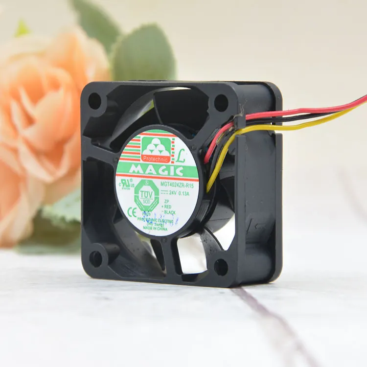 Magic MGT4024ZR-R15 DC24V 0.13A Inverter cooling Fan Magic MGT4024ZR-R15 DC24V 0.13A Inverter cooling Fan