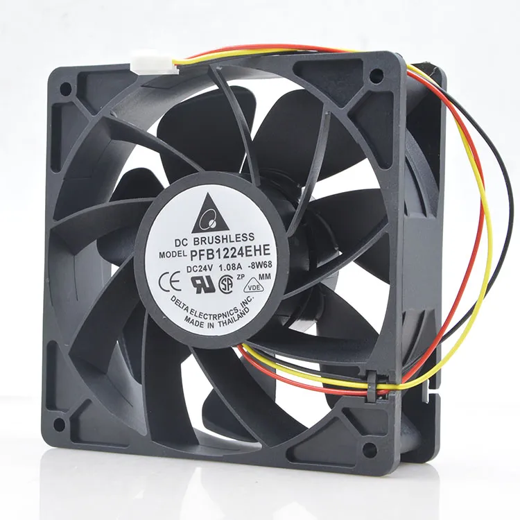 Delta PFB1224EHE BW68 DC 24V 1.08A Ball Bearing Cooling Fan Delta PFB1224EHE BW68 DC 24V 1.08A Ball Bearing Cooling Fan