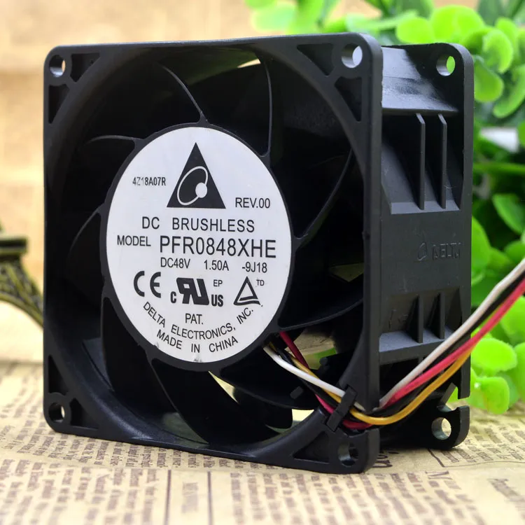 PFR0848XHE DC48V 1.50A delta 4-wire cooling fan PFR0848XHE DC48V 1.50A delta 4-wire cooling fan