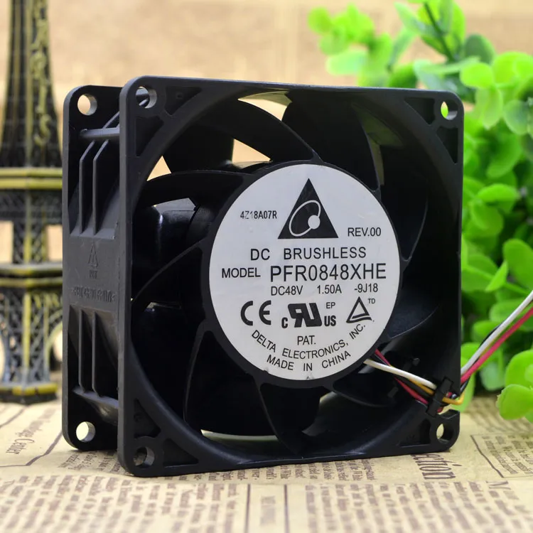 PFR0848XHE DC48V 1.50A delta 4-wire cooling fan PFR0848XHE DC48V 1.50A delta 4-wire cooling fan