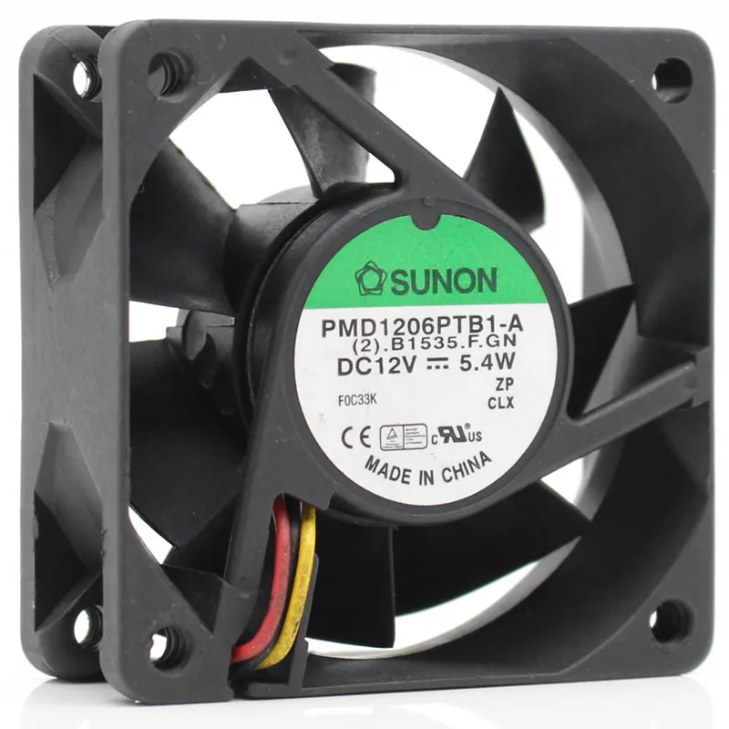 SUNON PMD1206PTB1-A DC12V 3.9W 6cm high quality cooling fan SUNON PMD1206PTB1-A DC12V 3.9W 6cm high quality cooling fan