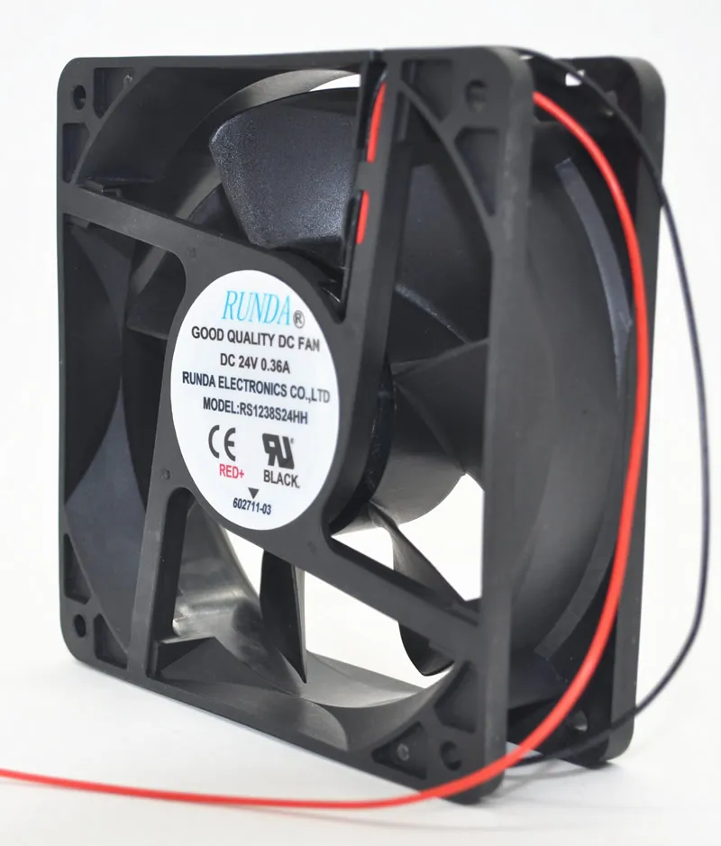 RUNDA RS1238S24HH 24V 0.36A 12CM cooling fan RUNDA RS1238S24HH 24V 0.36A 12CM cooling fan