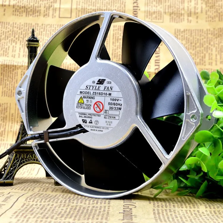 STYLE FAN ZS15D10-M AC 100V 35W metal cooling fan STYLE FAN ZS15D10-M AC 100V 35W metal cooling fan