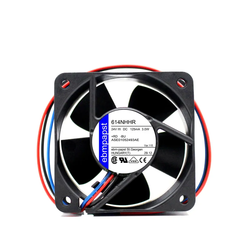 Ebmpapst 614NHHR DC24V 3W 2-wire inverter Axial flow Cooling Fan Ebmpapst 614NHHR DC24V 3W 2-wire inverter Axial flow Cooling Fan