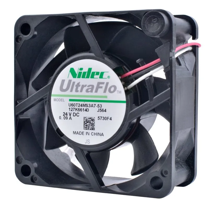 Nidec U60T24MS3A7-53 DC24V 0.09A inverter cooling fan Nidec U60T24MS3A7-53 DC24V 0.09A inverter cooling fan