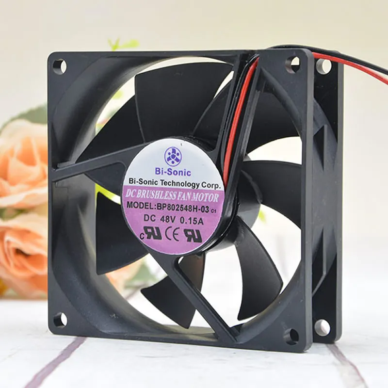 Bi-Sonic BP802548H-03 DC48V 0.15A 3300RPM 2-Wires Inverter Cooling Fan Bi-Sonic BP802548H-03 DC48V 0.15A 3300RPM 2-Wires Inverter Cooling Fan