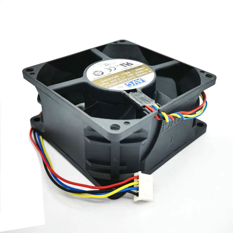 AVC DATA0838B8U DC48V 0.29A 4-wire Cooling Fan AVC DATA0838B8U DC48V 0.29A 4-wire Cooling Fan