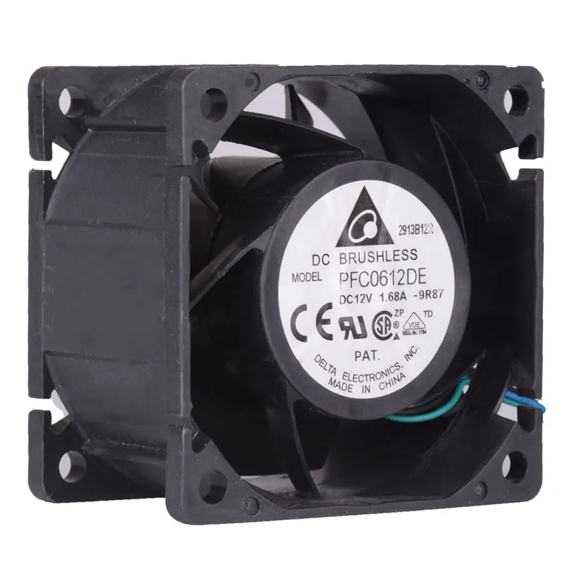 Delta PFC0612DE DC12V 1.68A axial industrial cooling fan Delta PFC0612DE DC12V 1.68A axial industrial cooling fan