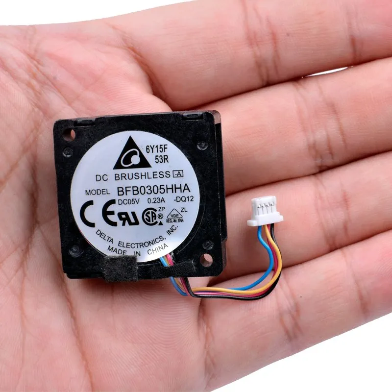 Delta BFB0305HHA DC5V 0.23A 4-line micro centrifugal turbo blower small cooling fan Delta BFB0305HHA DC5V 0.23A 4-line micro centrifugal turbo blower small cooling fan