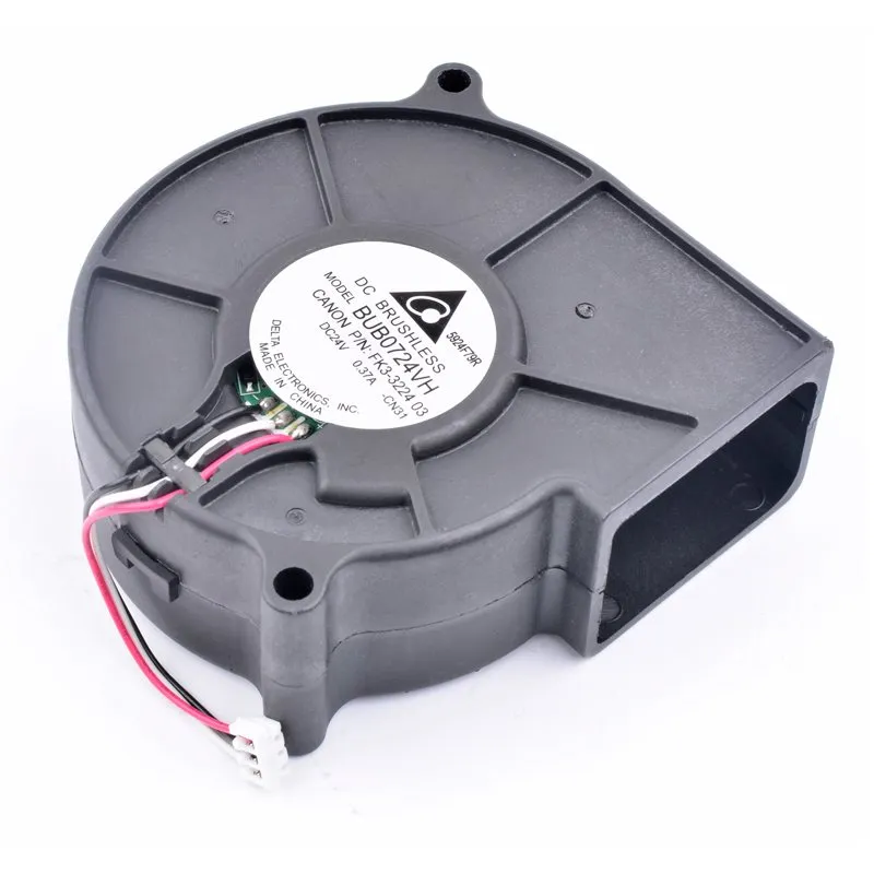 Delta BUB0724VH 24V 0.37A Canon FK3-3224 centrifugal turbine blower cooling fan Delta BUB0724VH 24V 0.37A Canon FK3-3224 centrifugal turbine blower cooling fan