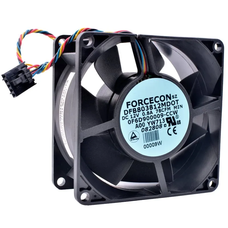 DFB803812MDOT DC12V 0.8A Double ball bearing cooling fan DFB803812MDOT DC12V 0.8A Double ball bearing cooling fan