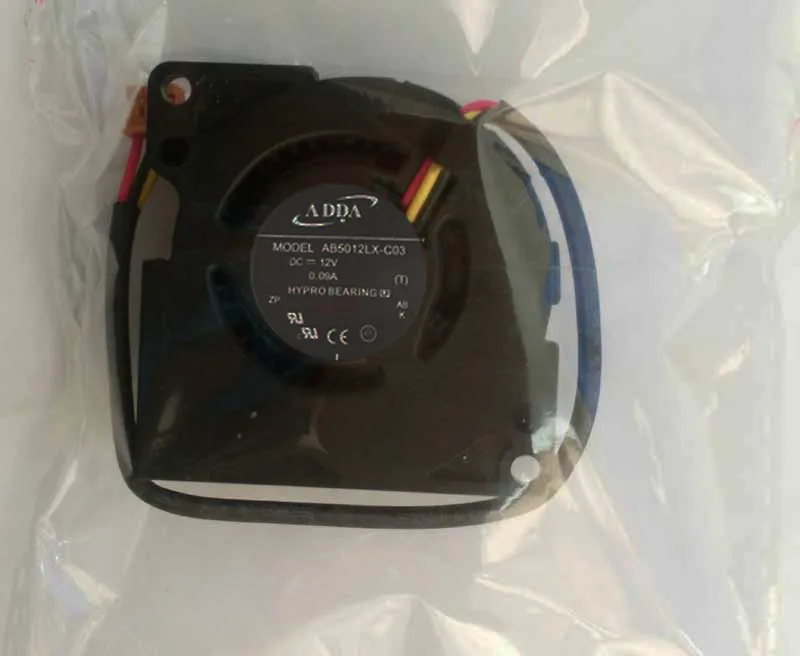 ADDA AB5012LB-C03 12V 0.09A centrifugal turbo X1130P projector fan ADDA AB5012LB-C03 12V 0.09A centrifugal turbo X1130P projector fan