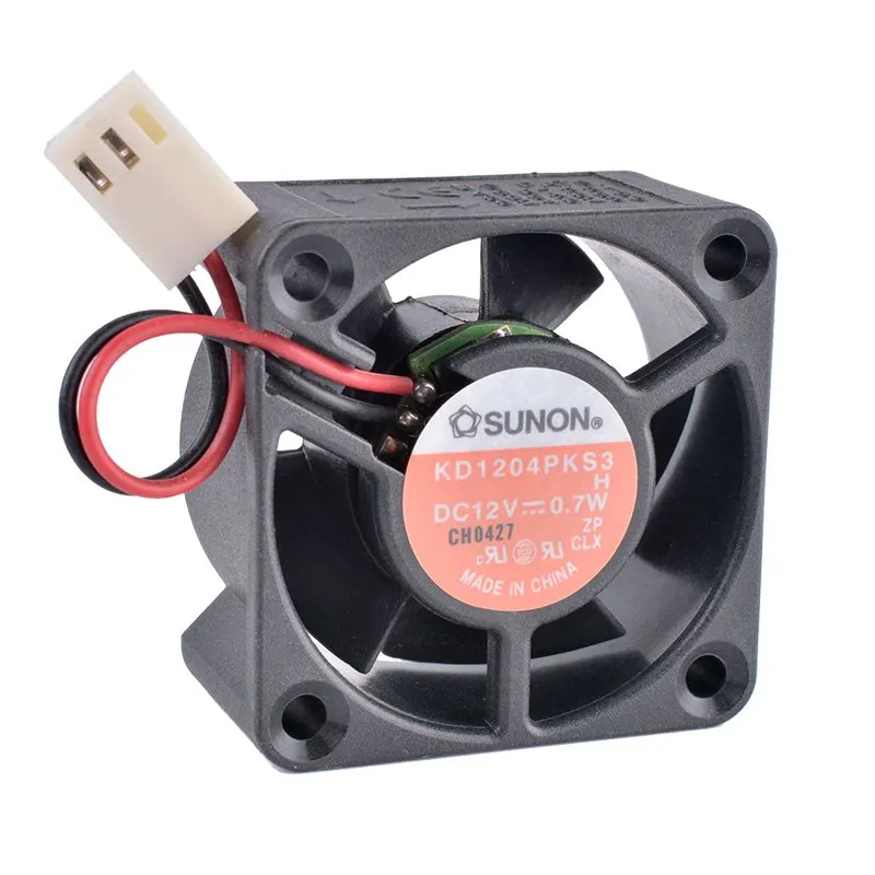 SUNON KD1204PKS3 DC12V 0.7W 2-wire DIY quiet cooling fan SUNON KD1204PKS3 DC12V 0.7W 2-wire DIY quiet cooling fan