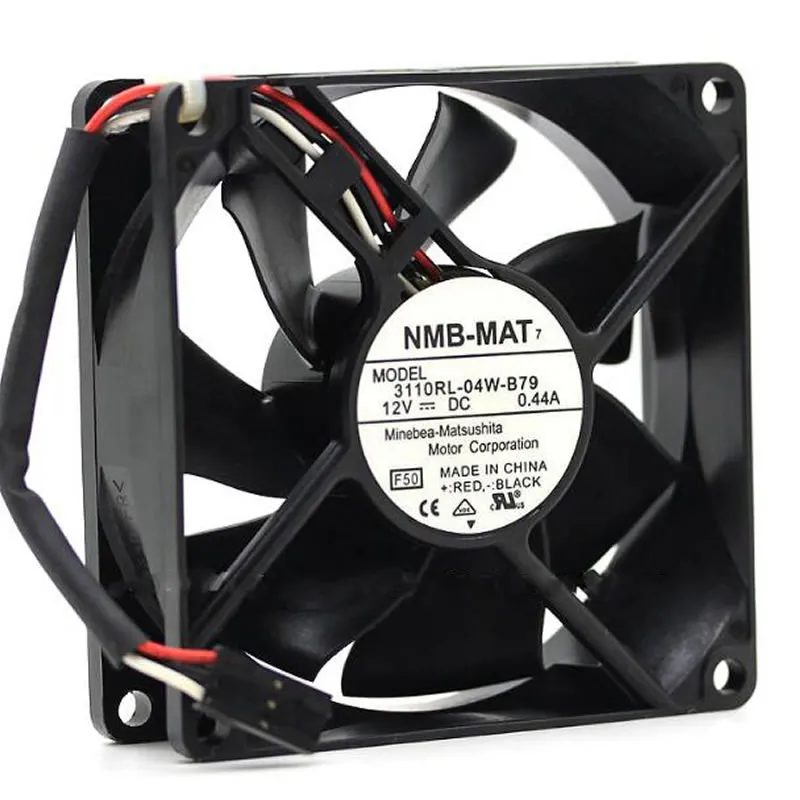 NMB 3110RL-04W-B79 DC12V 0.44A radiator cooling fan NMB 3110RL-04W-B79 DC12V 0.44A radiator cooling fan