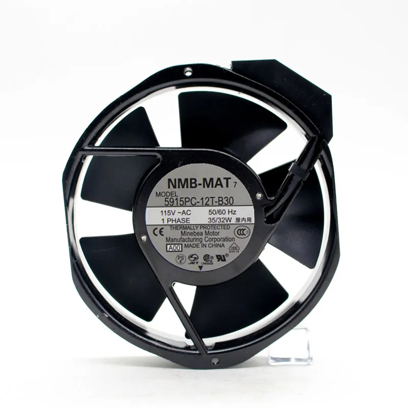 NMB-MAT 5915PC-12T-B30 AC115V 35/32W axial cooling fan NMB-MAT 5915PC-12T-B30 AC115V 35/32W axial cooling fan