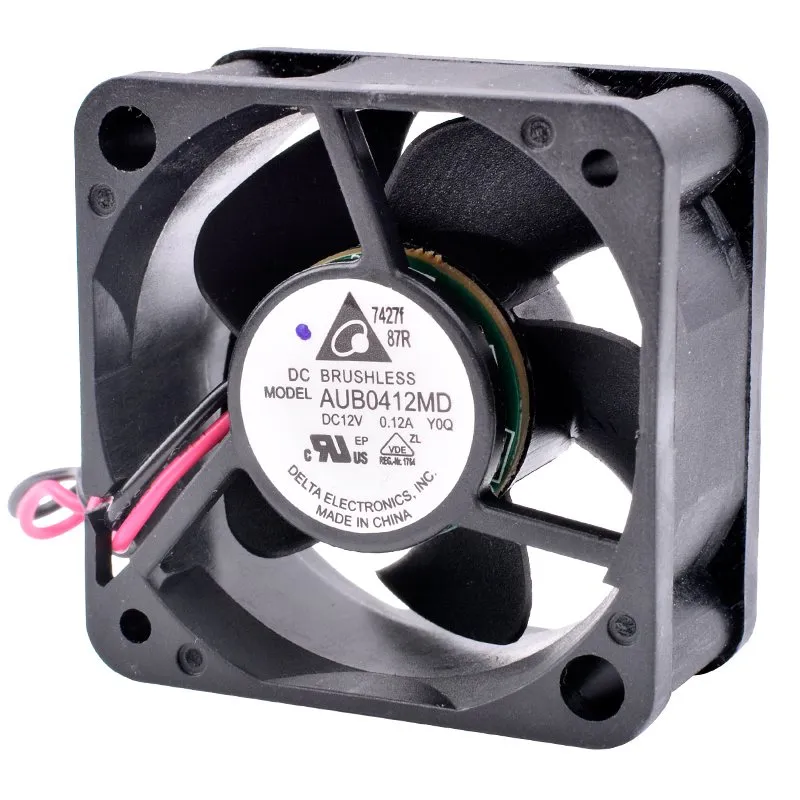 Delta AUB0412MD DC12V 0.12A Computer chassis CPU power cooling fan Delta AUB0412MD DC12V 0.12A Computer chassis CPU power cooling fan
