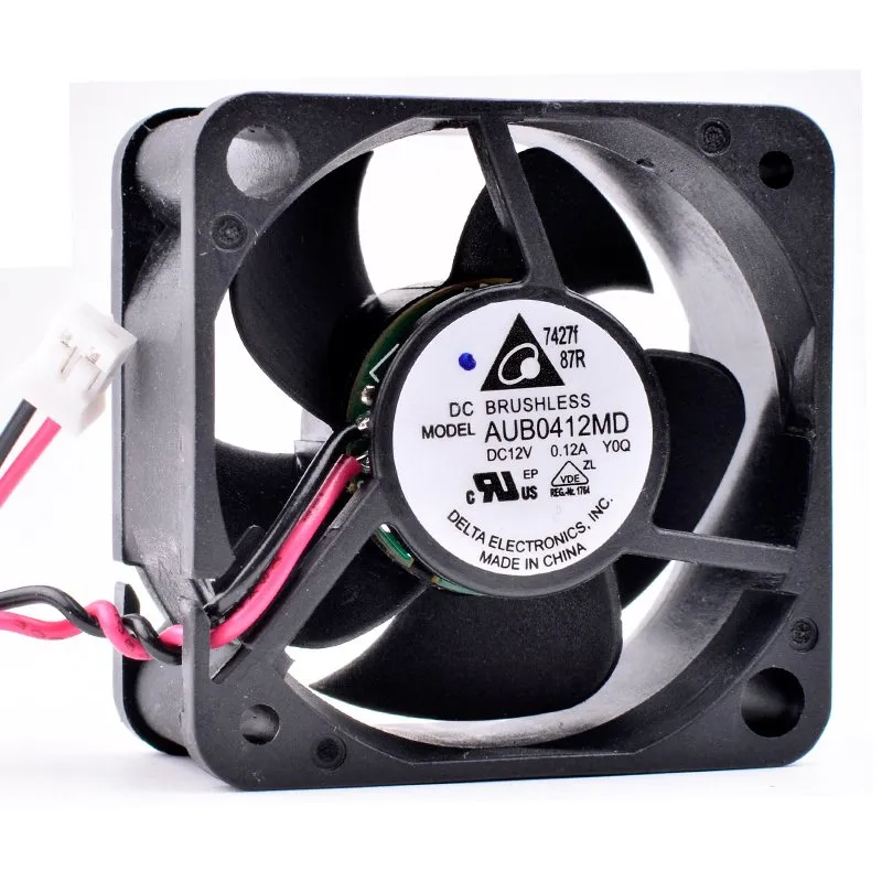 Delta AUB0412MD DC12V 0.12A Computer chassis CPU power cooling fan Delta AUB0412MD DC12V 0.12A Computer chassis CPU power cooling fan