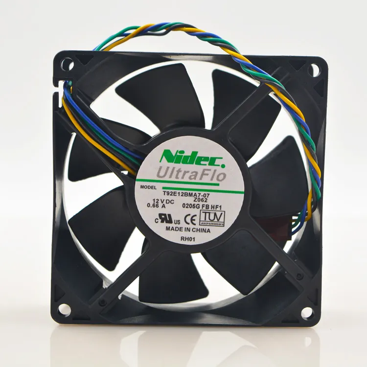 Nidec T92E12BMA7-07 DC 12V 0.66A axial pwm cooling fan Nidec T92E12BMA7-07 DC 12V 0.66A axial pwm cooling fan