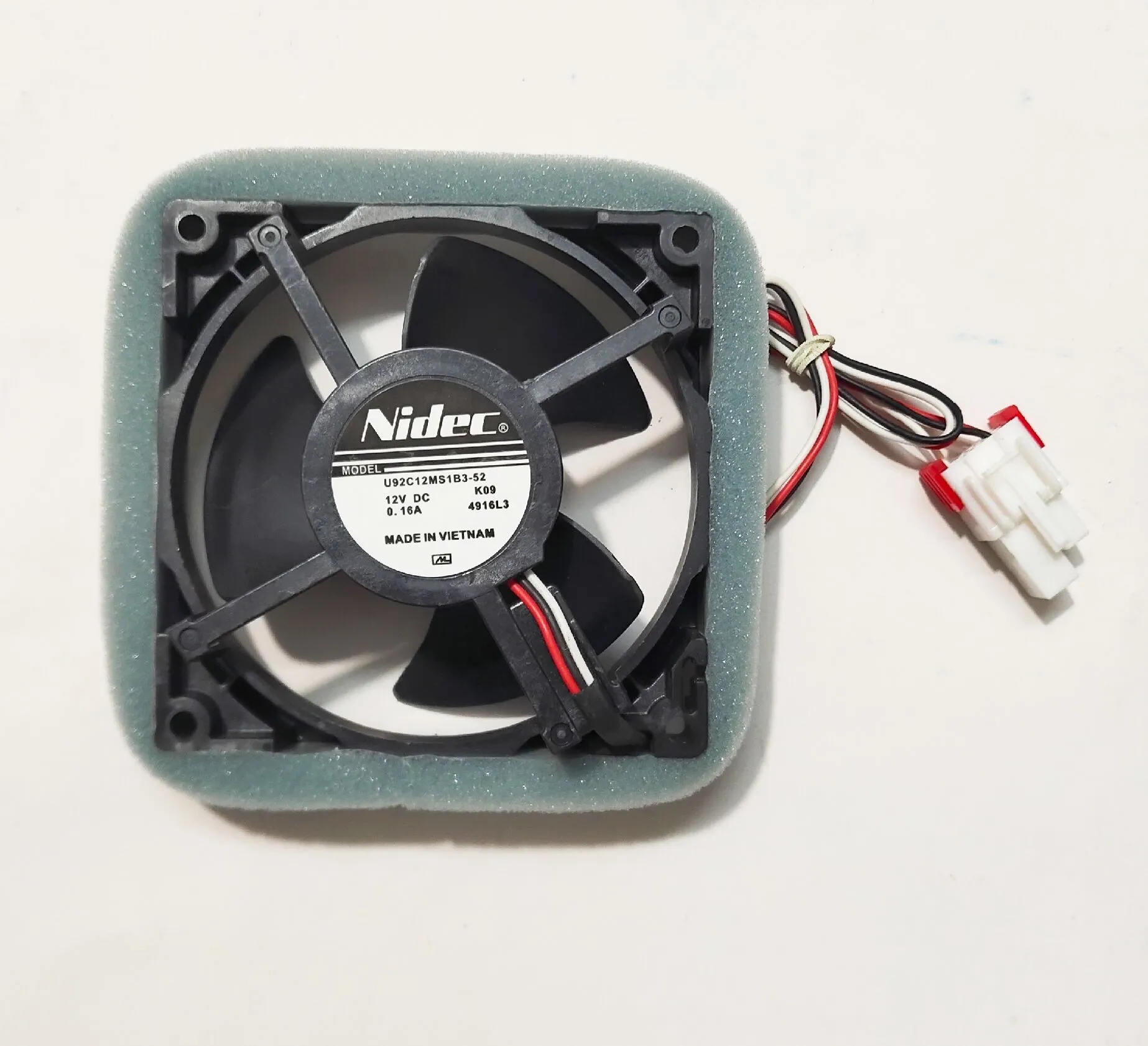 Nidec U92C12MS1B3-52 DC12V 0.16A Refrigerated cooling fan Nidec U92C12MS1B3-52 DC12V 0.16A Refrigerated cooling fan