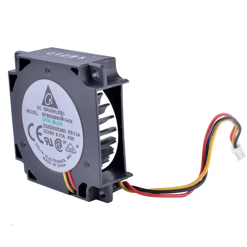 Delta BFB03505HA-S409-F00 3-wire centrifugal turbine blower notebook cooling fan Delta BFB03505HA-S409-F00 3-wire centrifugal turbine blower notebook cooling fan