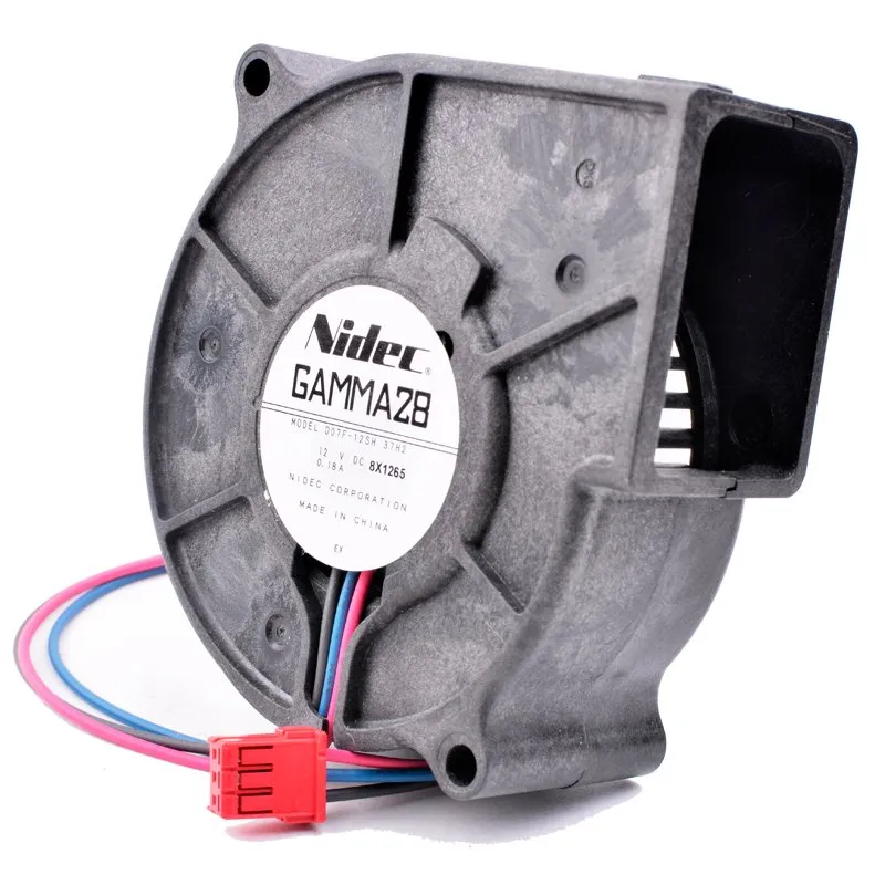 Nidec D07F-12SH 37H2 DC12V 0.18A Refrigerator turbine blower cooling fan Nidec D07F-12SH 37H2 DC12V 0.18A Refrigerator turbine blower cooling fan
