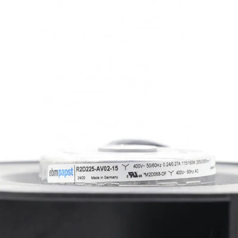 R2D225-AV02-15 -12 18 24 ebmpapst AC400V 0.24A fan R2D225-AV02-15 -12 18 24 ebmpapst AC400V 0.24A fan