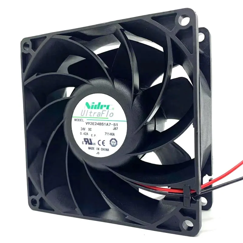V92E24BS1A7-51 Nidec 24V DC 0.42A cooling fan V92E24BS1A7-51 Nidec 24V DC 0.42A cooling fan