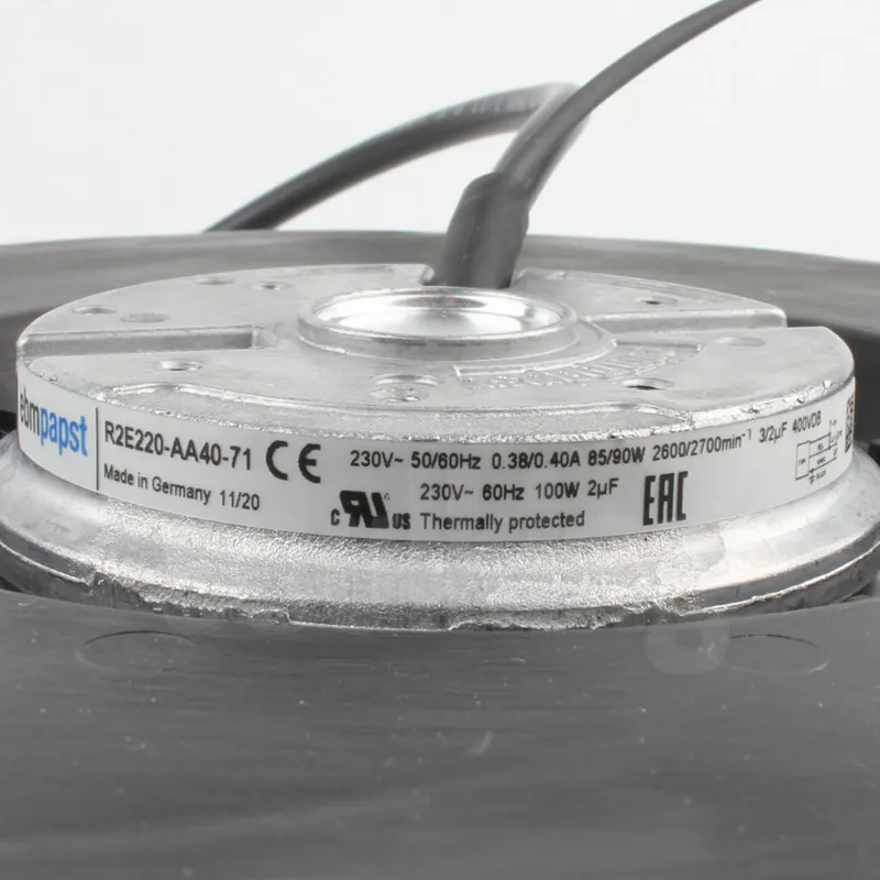R2E220-AA40-71 ebmpapst AC centrifugal fan R2E220-AA40-71 ebmpapst AC centrifugal fan