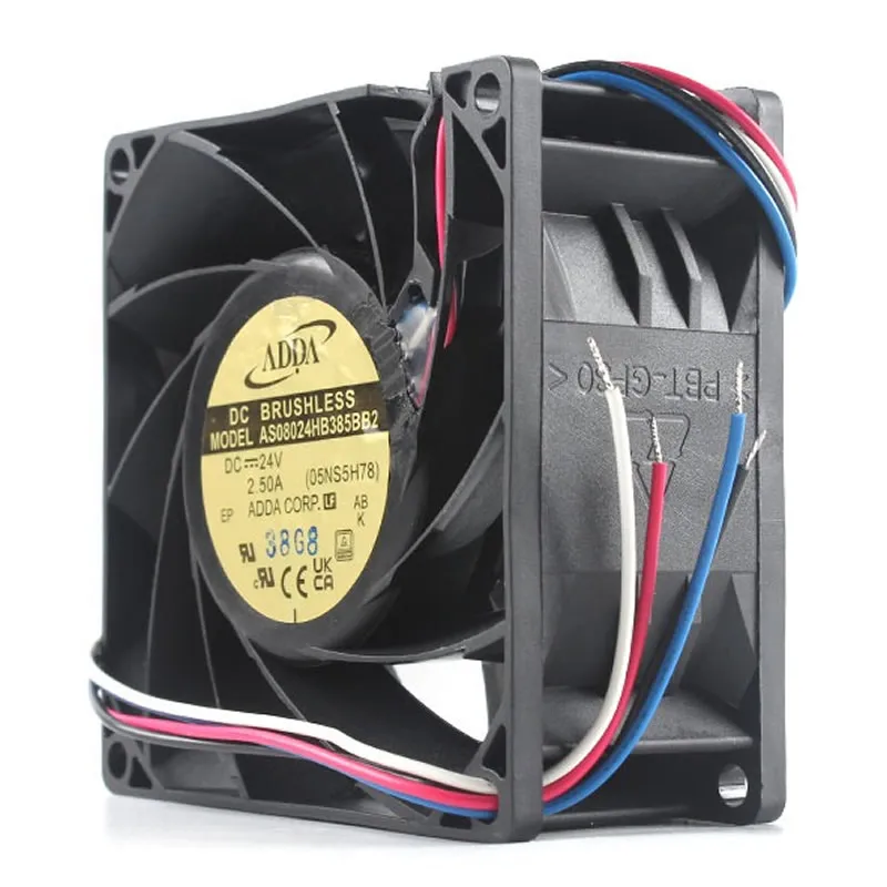 AS08024HB385BB2 ADDA DC24V 2.50A inverter fan AS08024HB385BB2 ADDA DC24V 2.50A inverter fan