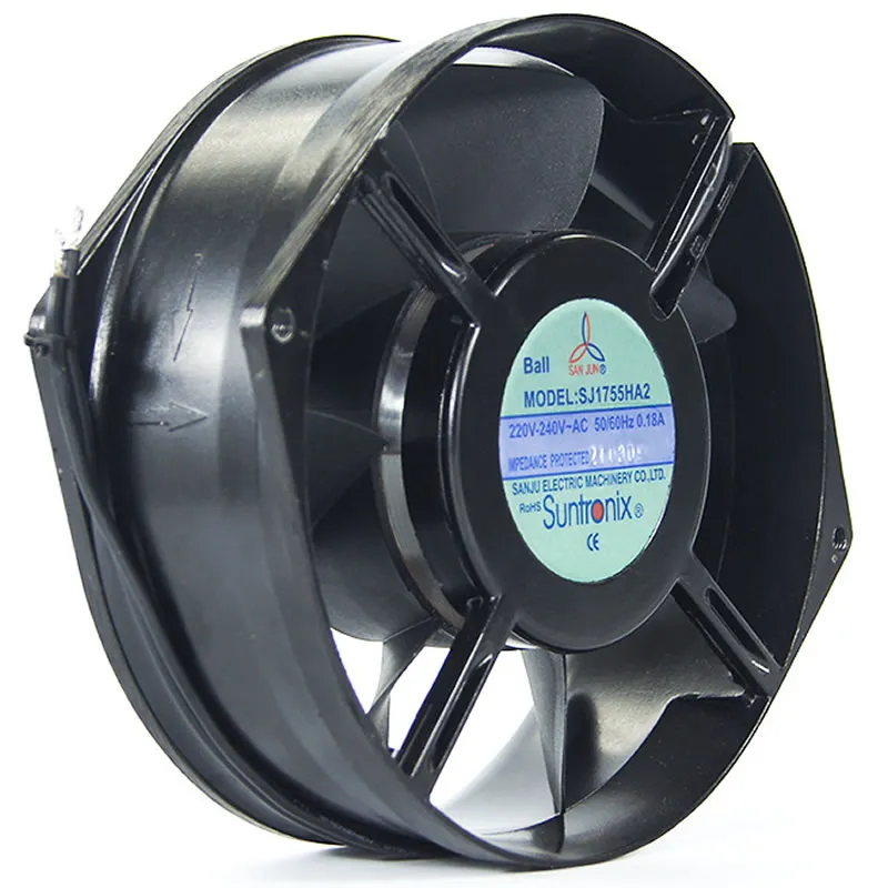 SJ1755HA2 Sanjun 220VAC 0.18A axial fan SJ1755HA2 Sanjun 220VAC 0.18A axial fan