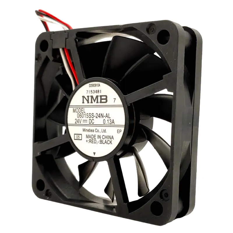 06015SS-24N-AL NMB 24V 0.13A 2-wire fan 06015SS-24N-AL NMB 24V 0.13A 2-wire fan