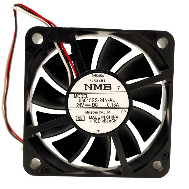 06015SS-24N-AL NMB 24V 0.13A 2-wire fan 06015SS-24N-AL NMB 24V 0.13A 2-wire fan