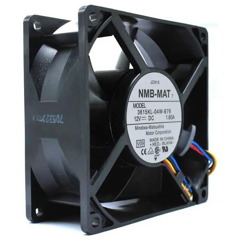 3615KL-04W-B76 NMB-MAT 12V 1.6A fan 3615KL-04W-B76 NMB-MAT 12V 1.6A fan