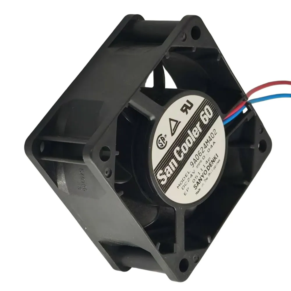 9A0612M402 Sanyo DC24V 0.04A 6cm 2-wire fan 9A0612M402 Sanyo DC24V 0.04A 6cm 2-wire fan