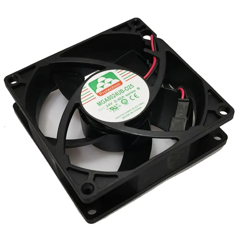 MGA8024UB-O25 Protechnic DC24V 0.48A axial fan MGA8024UB-O25 Protechnic DC24V 0.48A axial fan