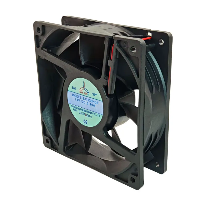 SJ1238HD2 SANJUN 24V 0.40A DC axial fan SJ1238HD2 SANJUN 24V 0.40A DC axial fan