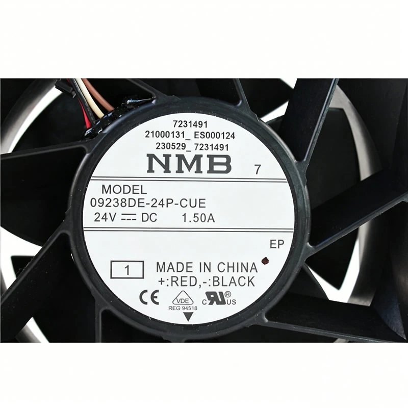 09238DE-24P-CUE NMB 24V 92x92x38mm IP68 DC Axial Fan 09238DE-24P-CUE NMB 24V 92x92x38mm IP68 DC Axial Fan