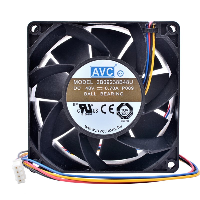 AVC 2B09238B48U DC 48V 0.70A 92x92x38mm High-end server inverter cooling fan