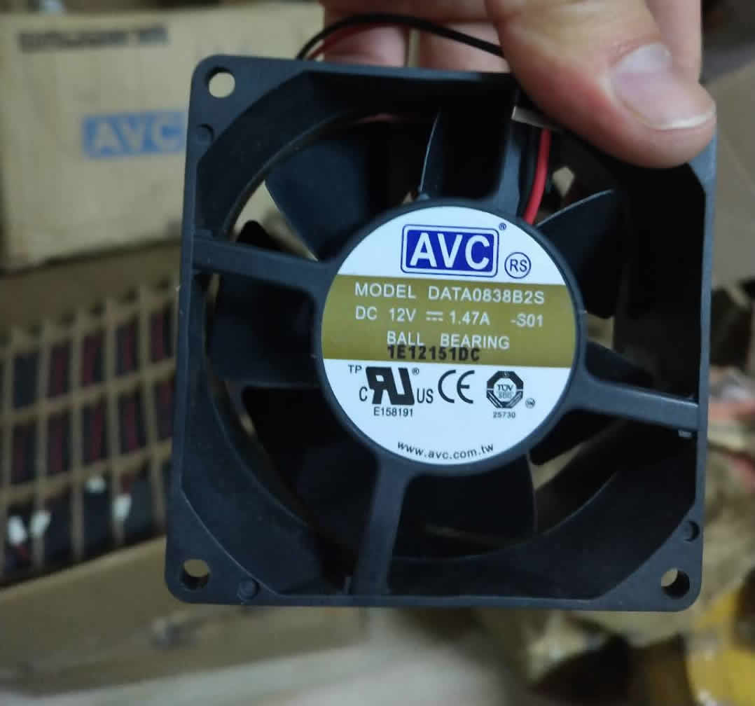 AVC DATA0838B2S 12V 1.47A 2wires cooling fan